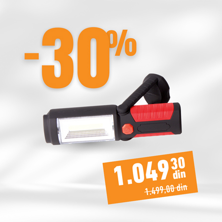 LAMPA BATERIJSKA LED W-LWL 6-30 