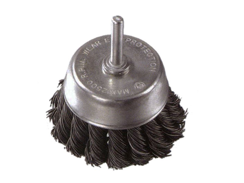 ČETKA ČELIČNA O75/6mm KRUŽNA UPLETENA 