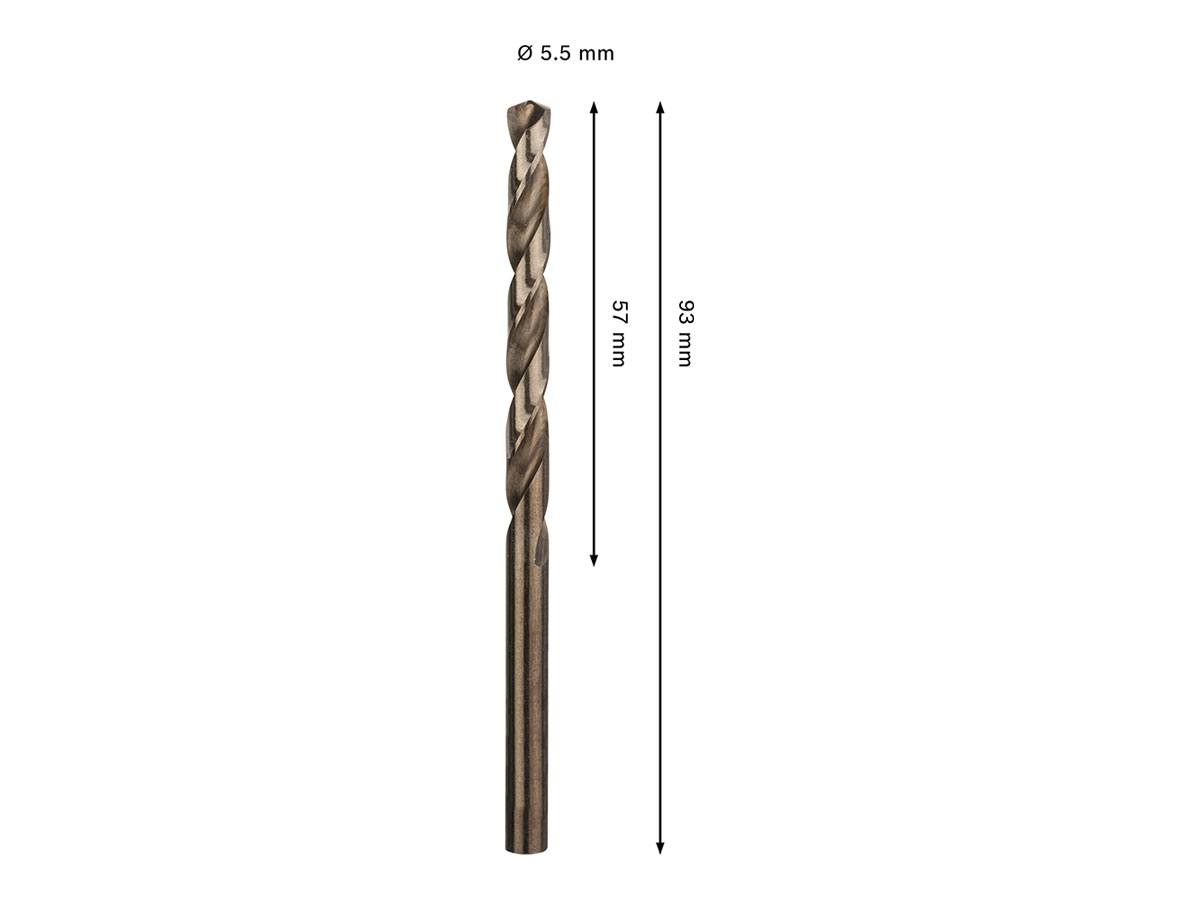 BURGIJA PRO Inox HSS-Co 5.5mm CYL 