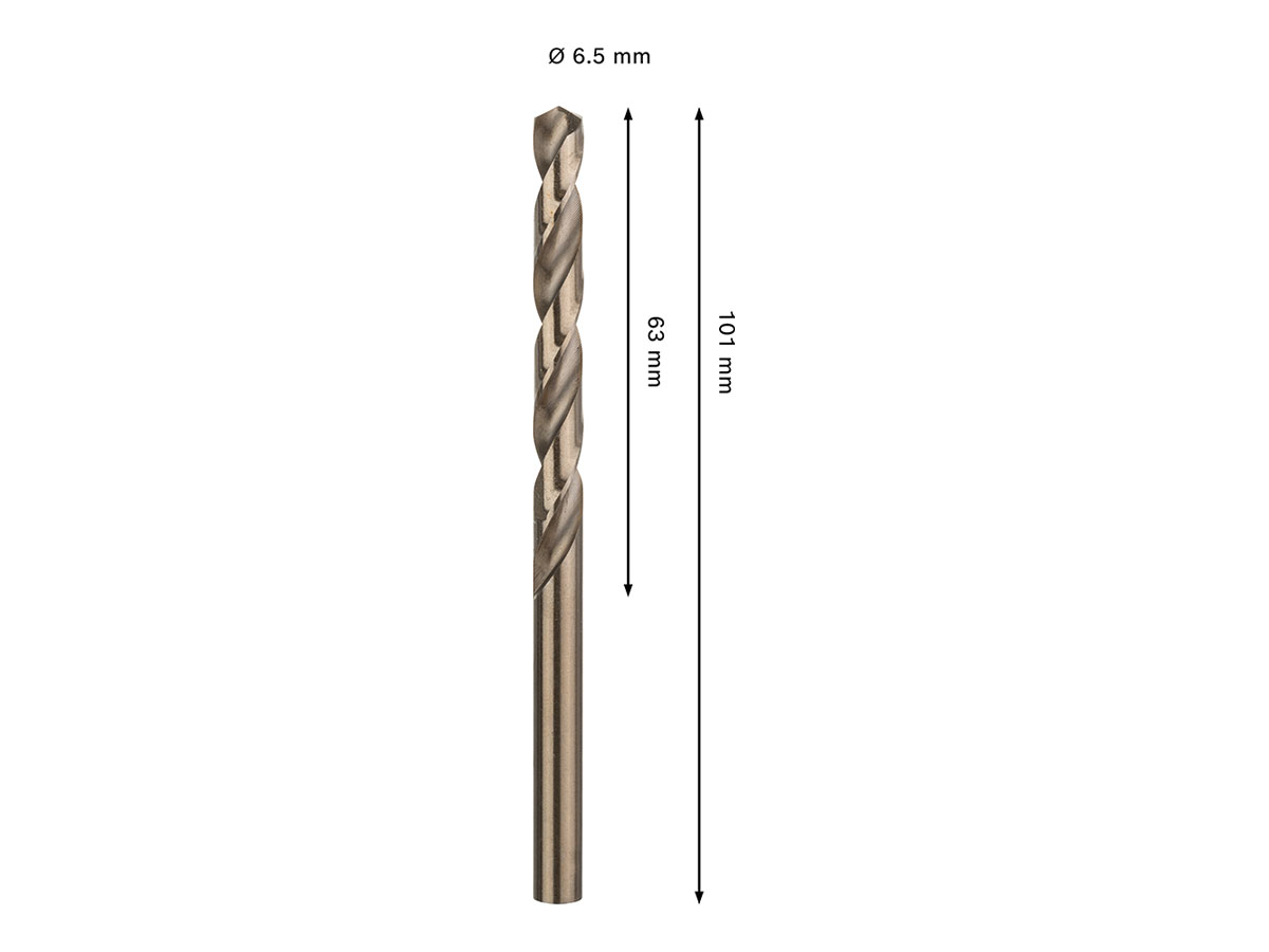 BURGIJA PRO Inox HSS-Co 6.5mm 