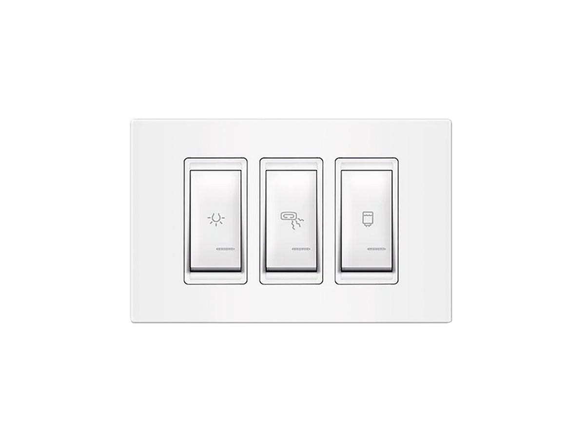 Set sklopki za kupatilo 3x16AX 250V~ sa indikacijom, univerzalni (svetlo, grejal 