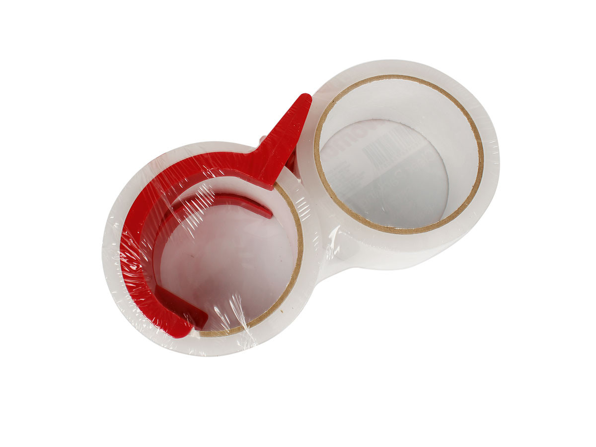 LEPLJIVA TRAKA 48mm x 50m SET 2 KOM SA DISPENZEROM 