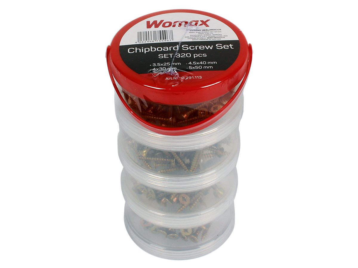 VIJAK ZA DRVO SET 320 KOM 