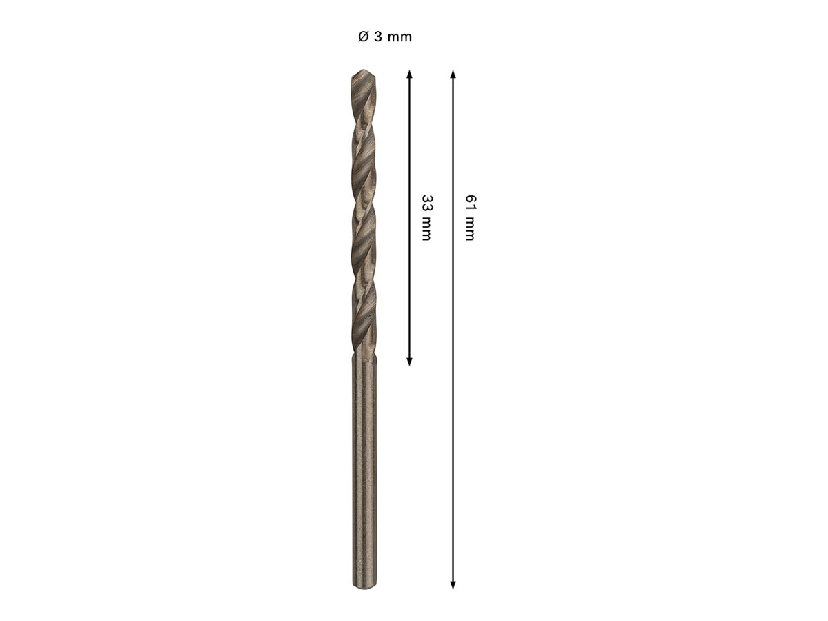 BURGIJA PRO Inox HSS-Co 3mm 
