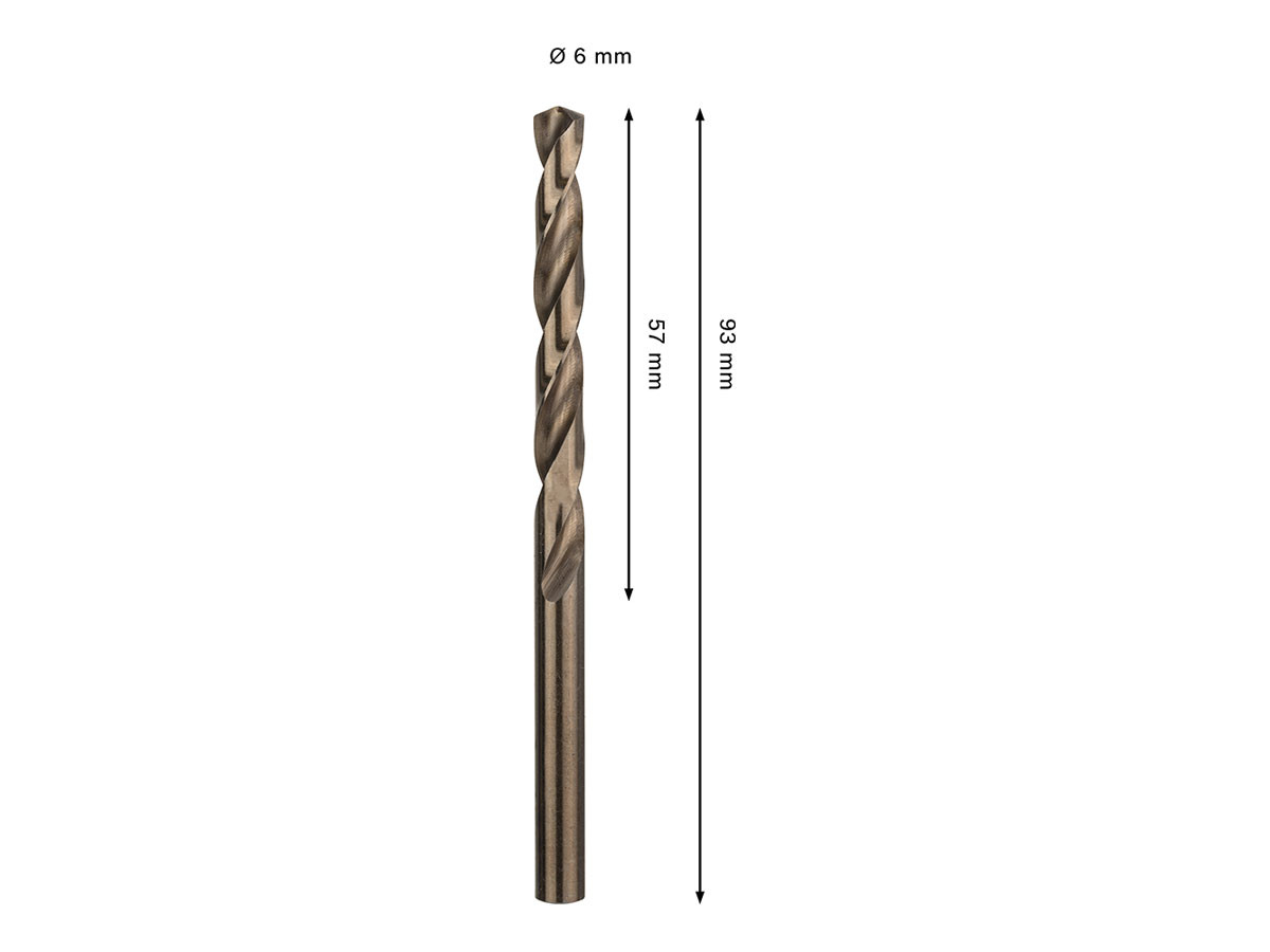 BURGIJA PRO Inox HSS-Co 6mm 