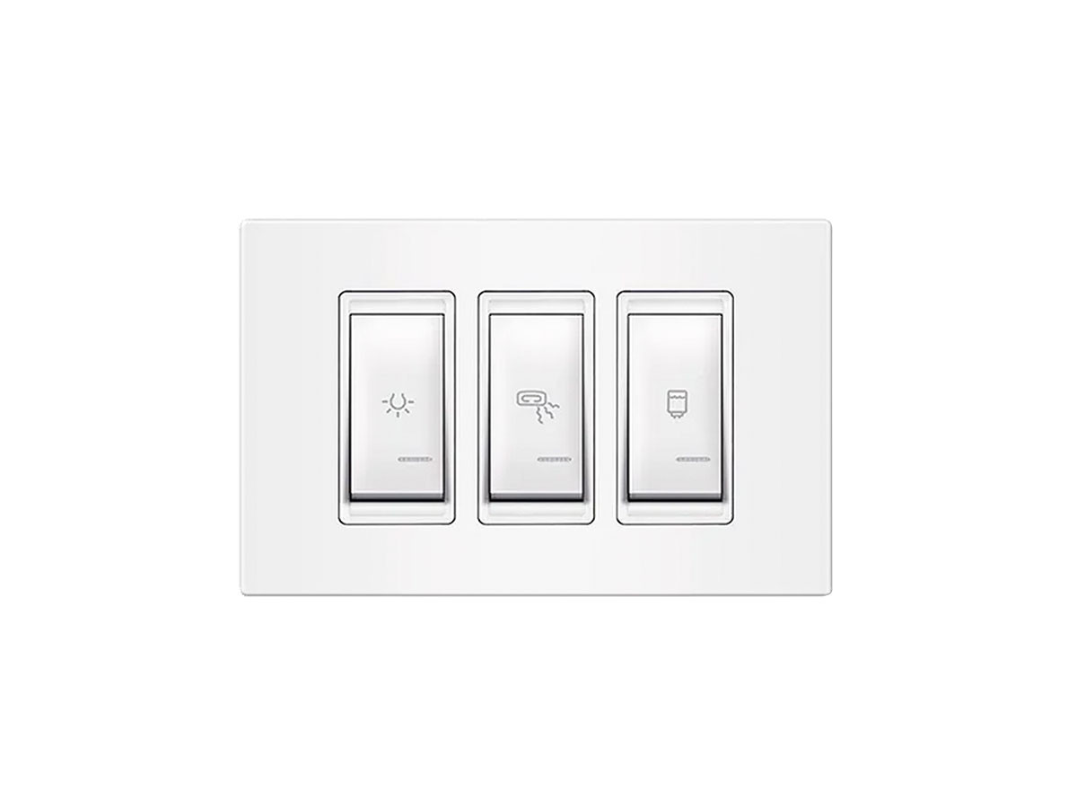 Set sklopki za kupatilo 3x16AX 250V~ sa indikacijom, univerzalni (svetlo, grejal 