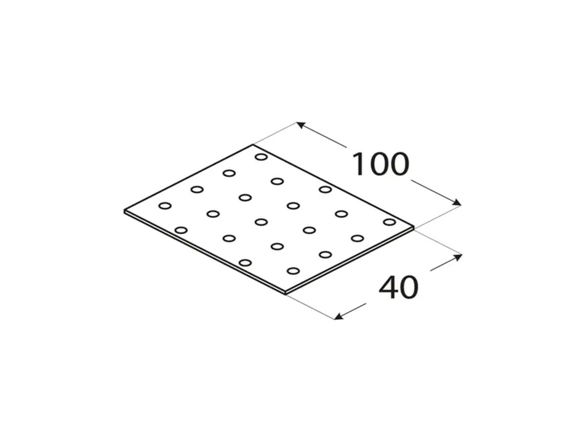 PP 2 - ANKER PLOČA 100X40 MM 
