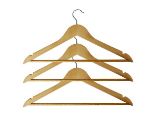 VEŠALICA DRVENA SET 3 KOMADA 