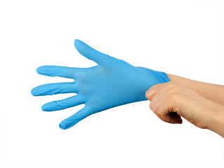 RUKAVICE NITRIL PLAVE VEL. L SET 40 KOM 