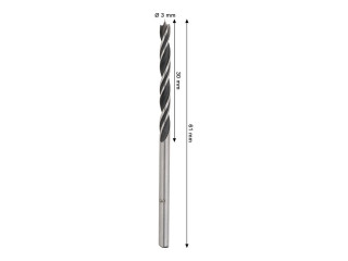 BURGIJA PRO za drvo 3x61mm CYL 