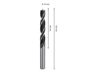 BURGIJA O10x75x120mm ZA DRVO PRO 