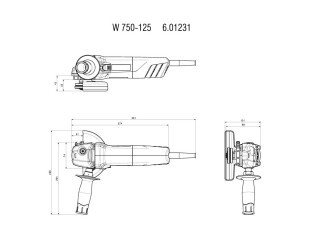 BRUSILICA UGAONA W 750-125 