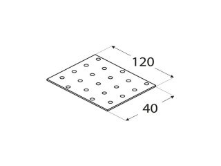 PP 3 - ANKER PLOČA 120X40 MM 