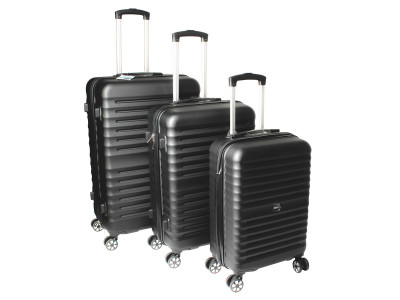 KOFER SET 3 KOM CRNI 