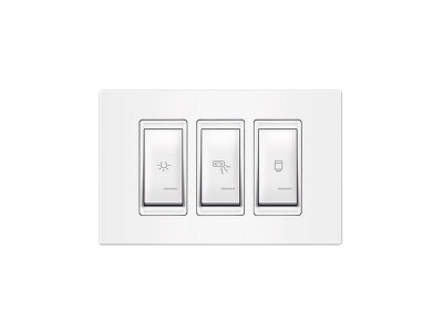 Set sklopki za kupatilo 3x16AX 250V~ sa indikacijom, univerzalni (svetlo, grejal 