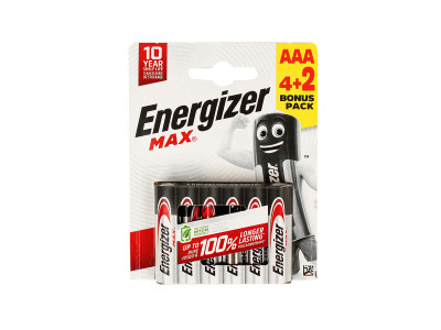 BATERIJA ENERGIZER MAX AAA 4+2 