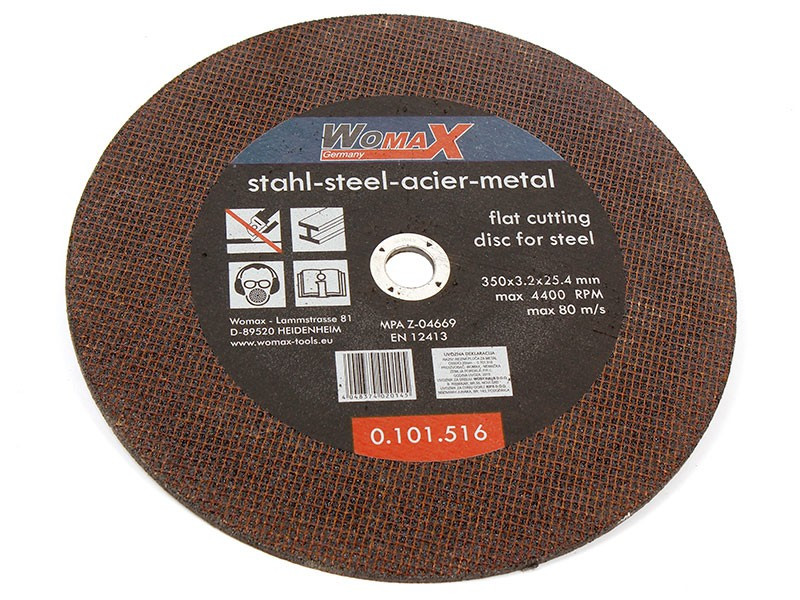 REZNA PLOČA  O350X3.20mm ZA METAL 