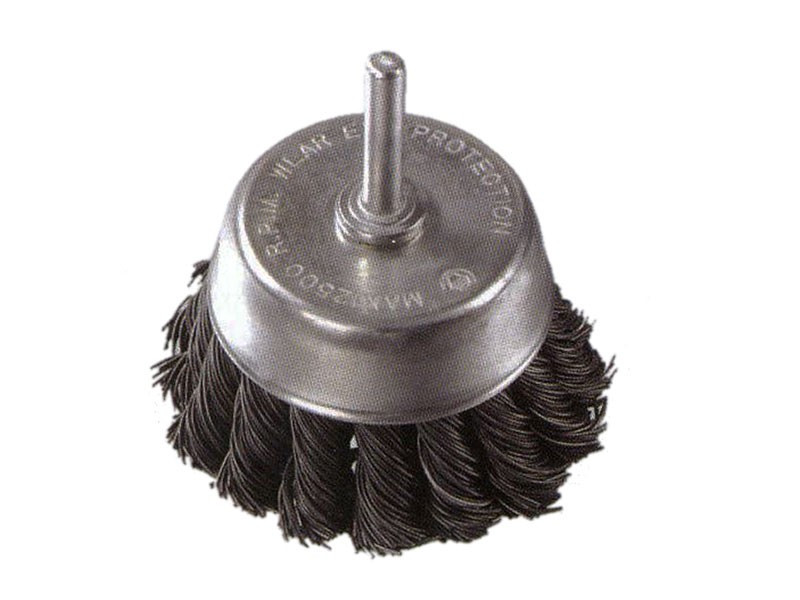 ČETKA ČELIČNA O75/6mm KRUŽNA UPLETENA 