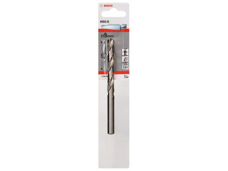 BURGIJA HSS-G 9X81X125MM ZA METAL 
