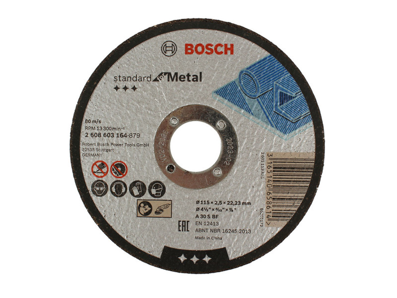 PLOČA REZNA ZA METAL LPP 115X2.5X22.23 RAVNA 