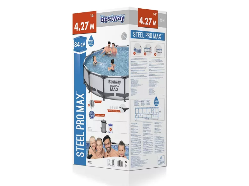 BAZEN 427X84CM SA ČELIČNOM KONSTRUKCIJOM SET - BESTWAY 