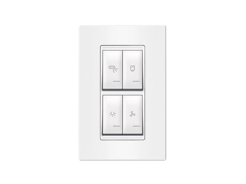 Set sklopki za kupatilo 4x16AX 250V~ sa indikacijom, vertik. univerzalni (svetlo 
