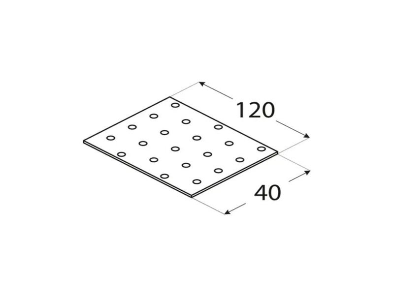 PP 3 - ANKER PLOČA 120X40 MM 