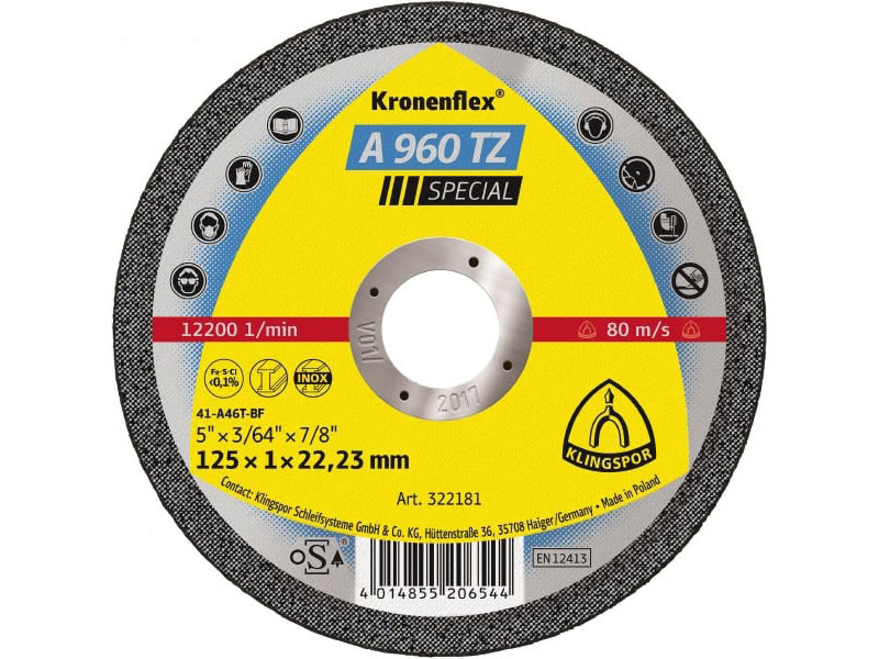 REZNA PLOČA 115X22.23MM A960TZ 
