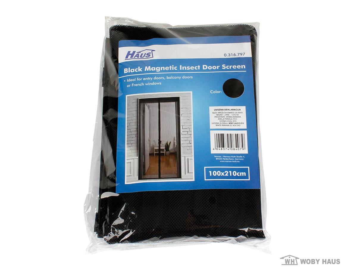 Mreza Za Komarce Za Vrata Magnet Crna 0316797 Woby Haus Online