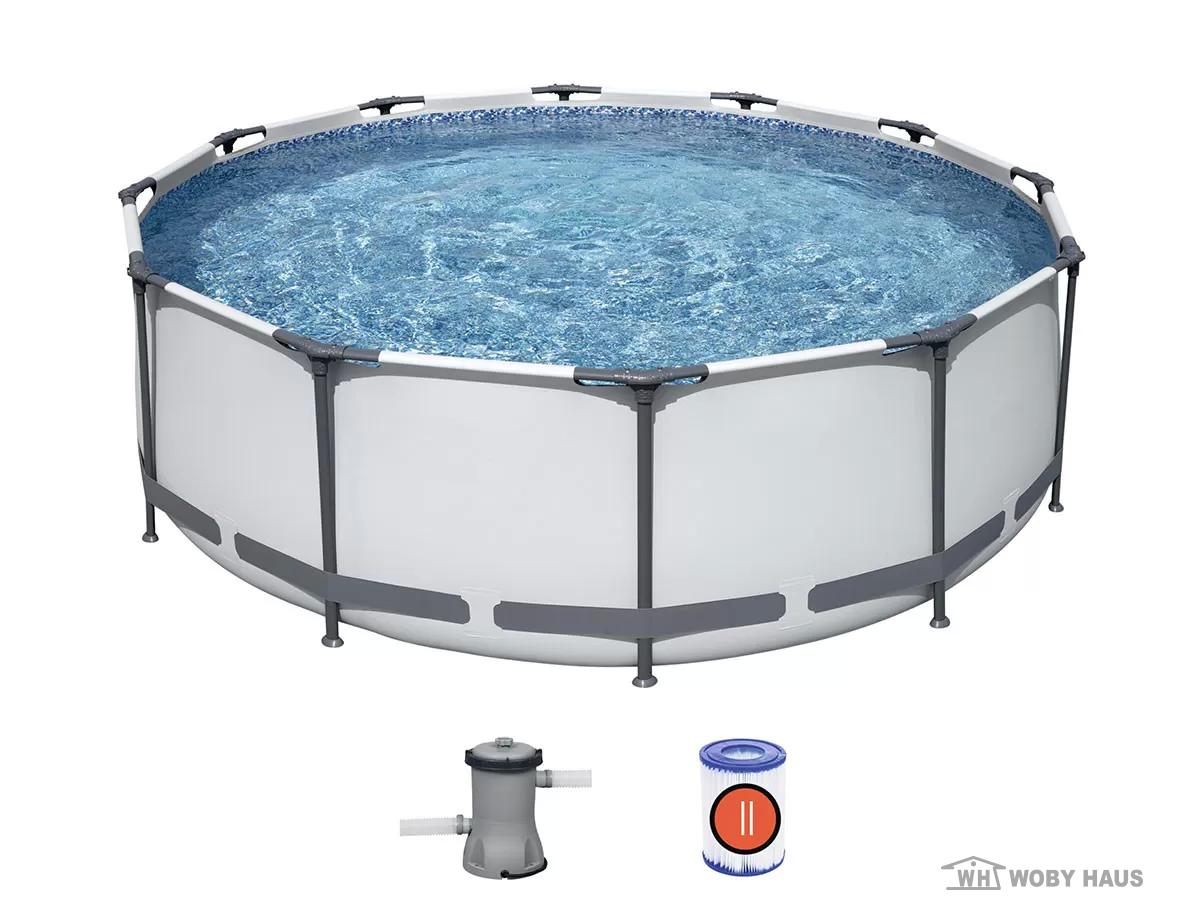 BAZEN 366X100CM SA ČELIČNOM KONSTRUKCIJOM SET - BESTWAY 
